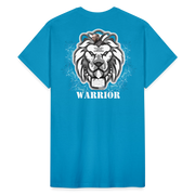 Gildan Ultra Cotton Adult T-Shirt ( T-TRIS THE GEMINI - SCE - WARRIOR - T-SHIRT ) - turquoise