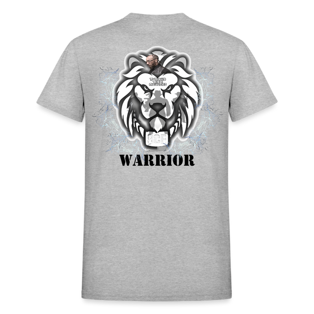 Gildan Ultra Cotton Adult T-Shirt ( T-TRIS THE GEMINI - SCE - WARRIOR - T-SHIRT ) - heather gray