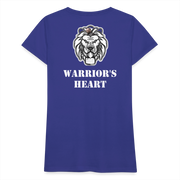 Gildan Ultra Cotton Ladies Adult T-Shirt ( SCE - WARRIORS HEART - T-SHIRT ) - royal blue