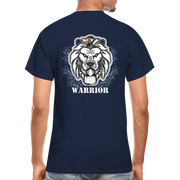 Gildan Ultra Cotton Adult T-Shirt ( T-TRIS THE GEMINI - SCE - WARRIOR - T-SHIRT ) - navy